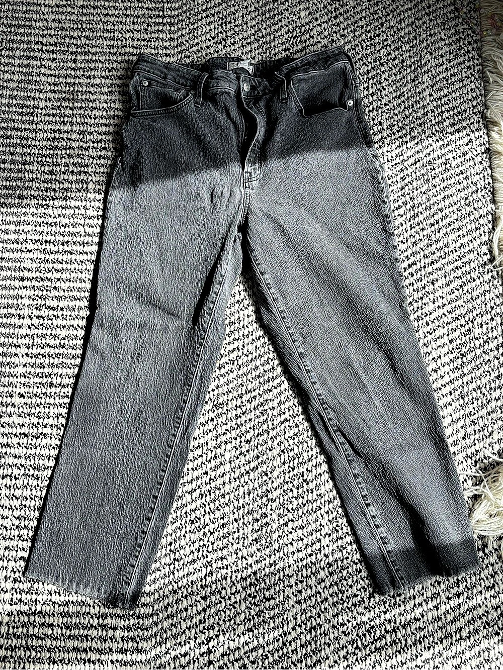 Madewell Straight Leg Jeans in Black